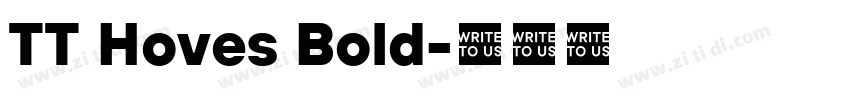 TT Hoves Bold字体转换 TT Hoves Bold字体转换